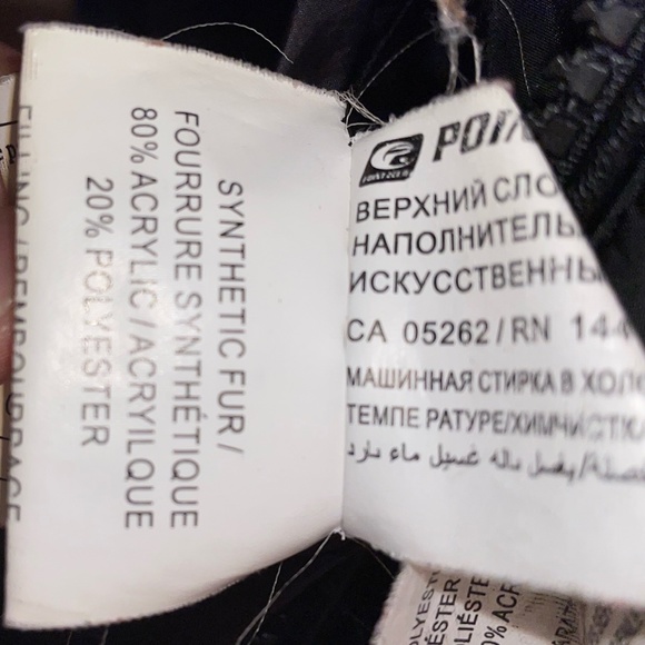 Point Zero Parka Jacket Women’s Extra Small Size Black Colour Long Warm - Picture 7 of 7